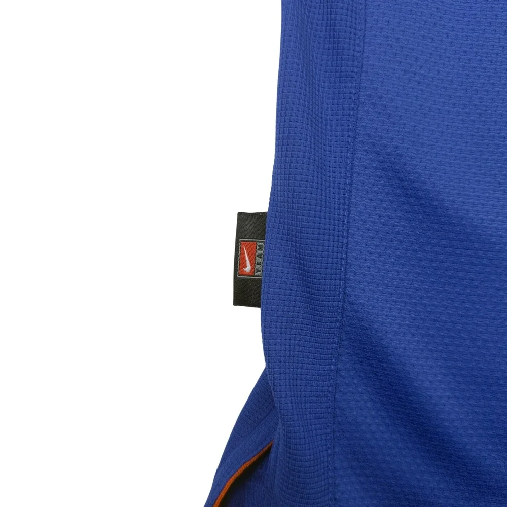 Nike Team Florida Gators Mens XXL‎ Polo Shirt Blue Orange Embroidered Logo NCAA